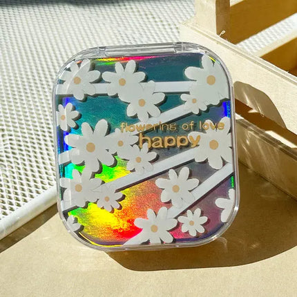 Retro Chic Flower Illuminating Lens Travel Kit - HoneyColor