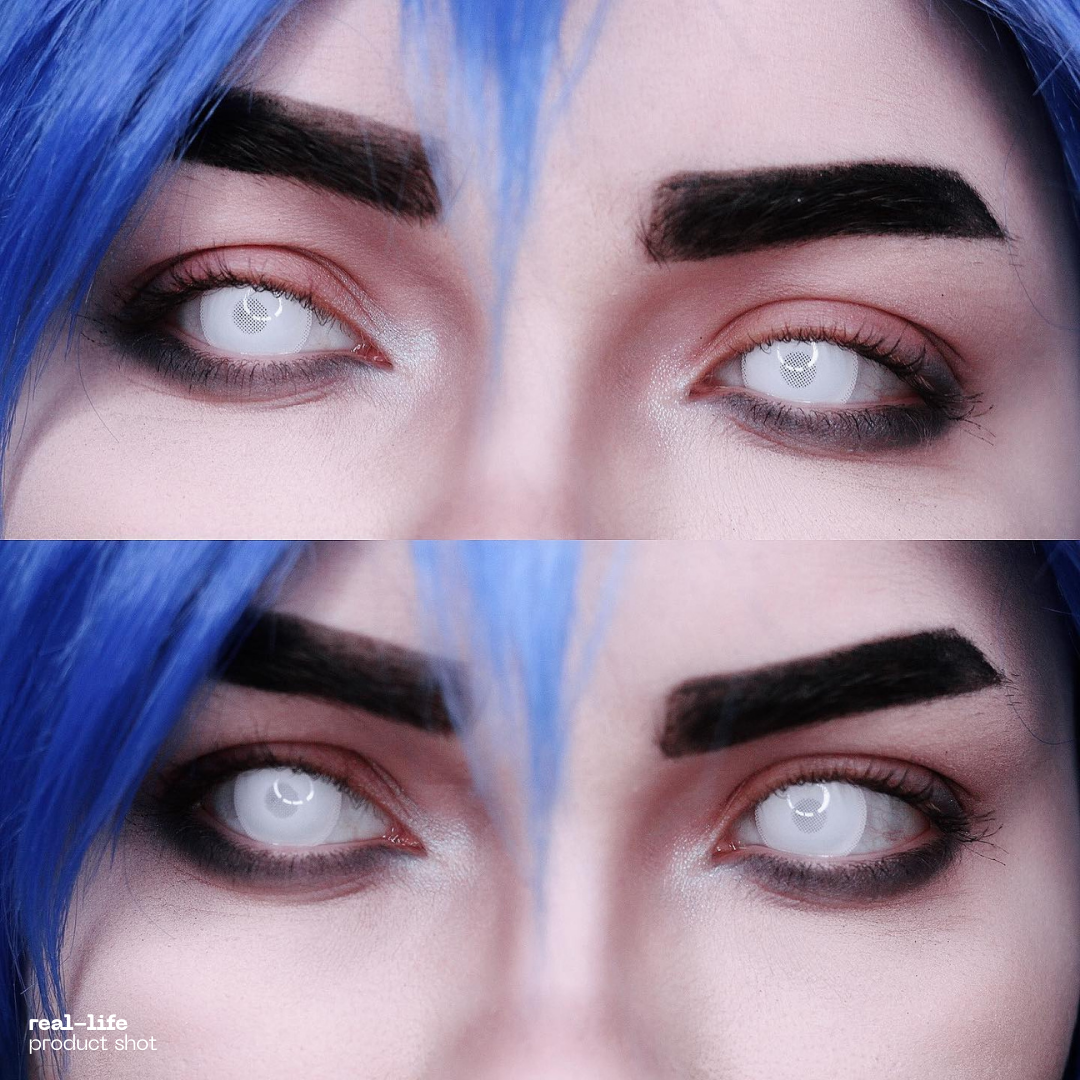 Zombie White Screen Halloween Lens