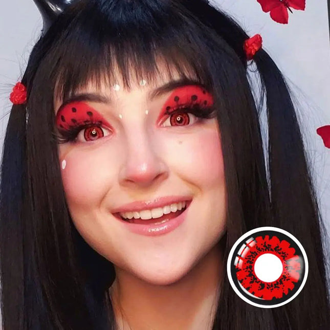 Tokyo Ghoul Ken Red Anime Lens - HoneyColor
