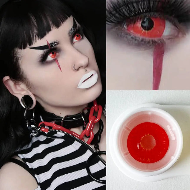 Risen Dead Red Horror Lens - HoneyColor