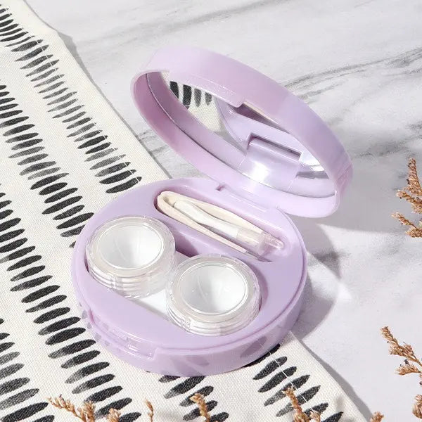 Pastel Diamond Lens Travel Kit (Violet) - HoneyColor