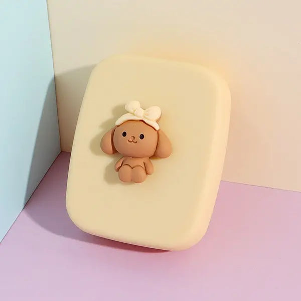 Cute Cartoon Lens Travel Kit (Yellow Puppy) - HoneyColor