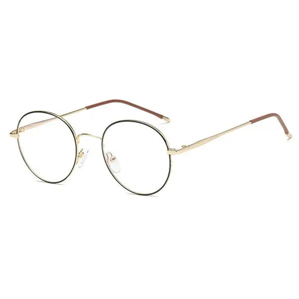 VEU Mirar Eyeglasses 0041 49 Black Gold Brown - HoneyColor
