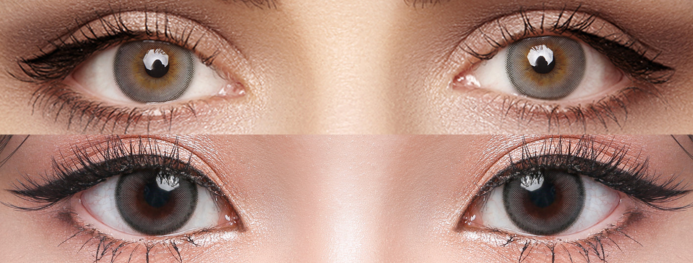 <h3>See the Comparison</h3><h4><span style="text-decoration:underline">Witness the stunning transformation that our colored contact lenses can bring!</span></h4>