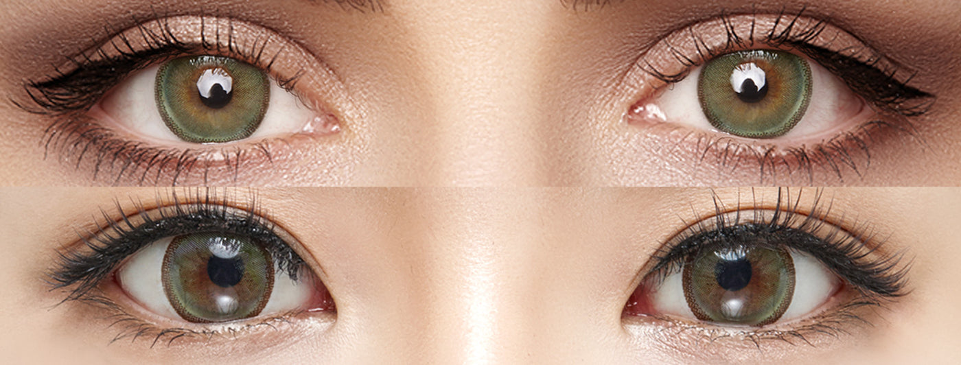 <h3>See the Comparison</h3><h4><span style="text-decoration:underline">Witness the stunning transformation that our colored contact lenses can bring!</span></h4>