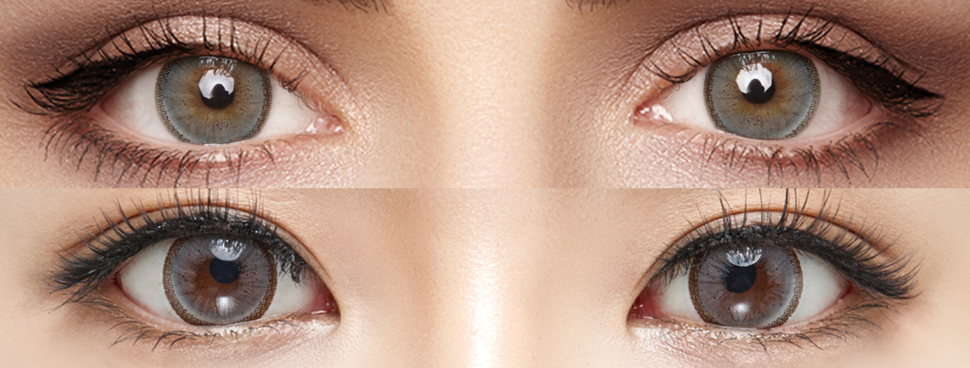 <h3>See the Comparison</h3><h4><span style="text-decoration:underline">Witness the stunning transformation that our colored contact lenses can bring!</span></h4>