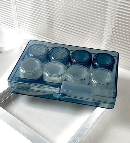 Leak-Proof Lens Storage Organizer 4 Count (Blue)