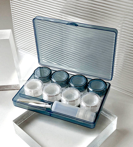 Leak-Proof Lens Storage Organizer 4 Count (Blue)