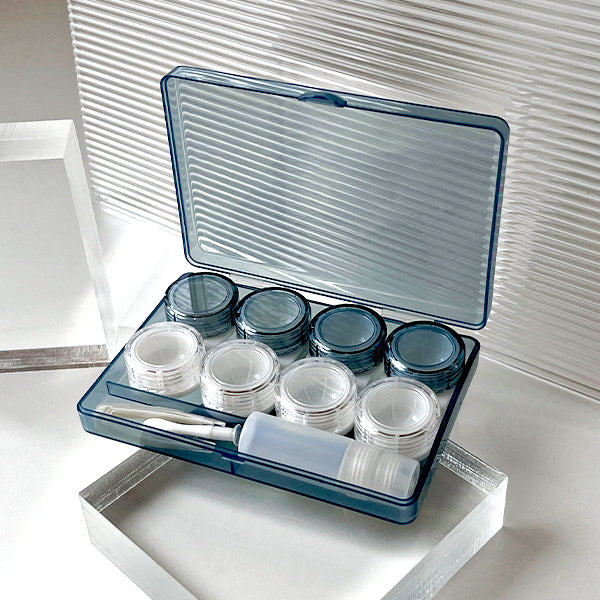 Leak-Proof Lens Storage Organizer 4 Count (Blue)