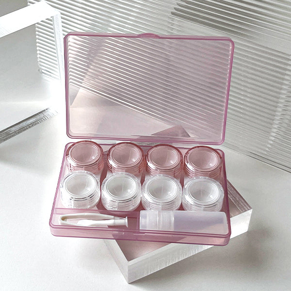 Leak-Proof Lens Storage Organizer 4 Count (Pink)