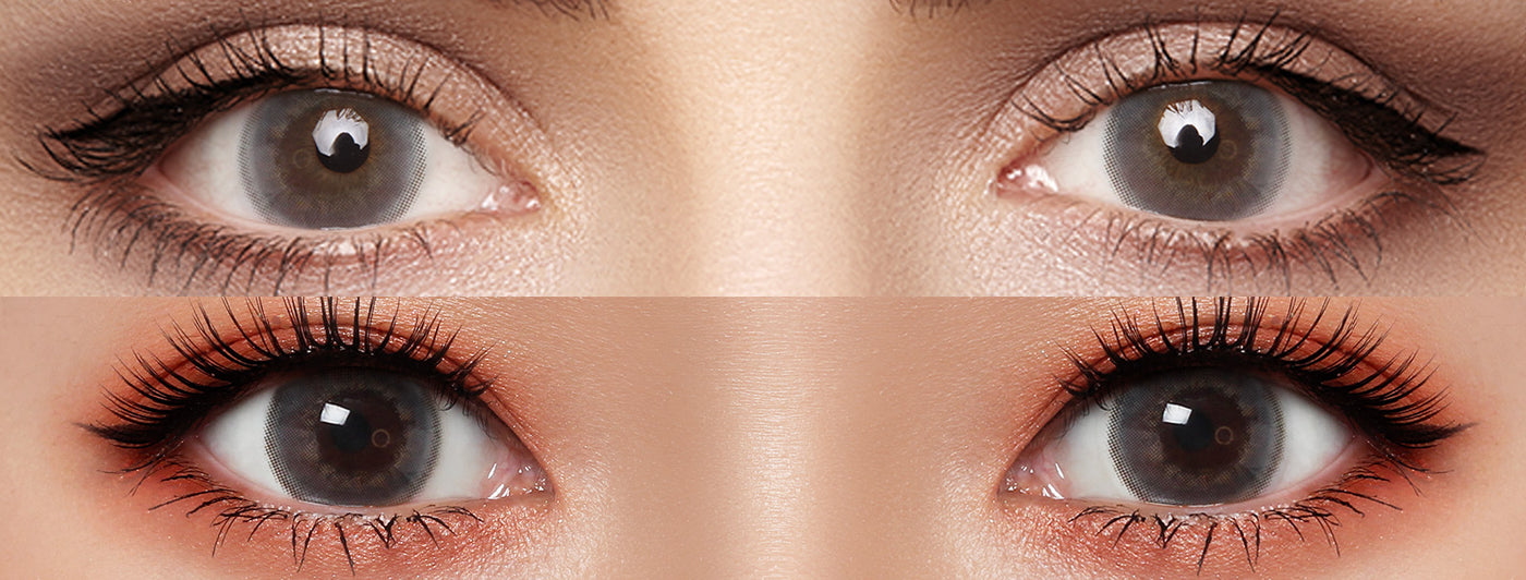 <h3>See the Comparison</h3><h4><span style="text-decoration:underline">Witness the stunning transformation that our colored contact lenses can bring!</span></h4>