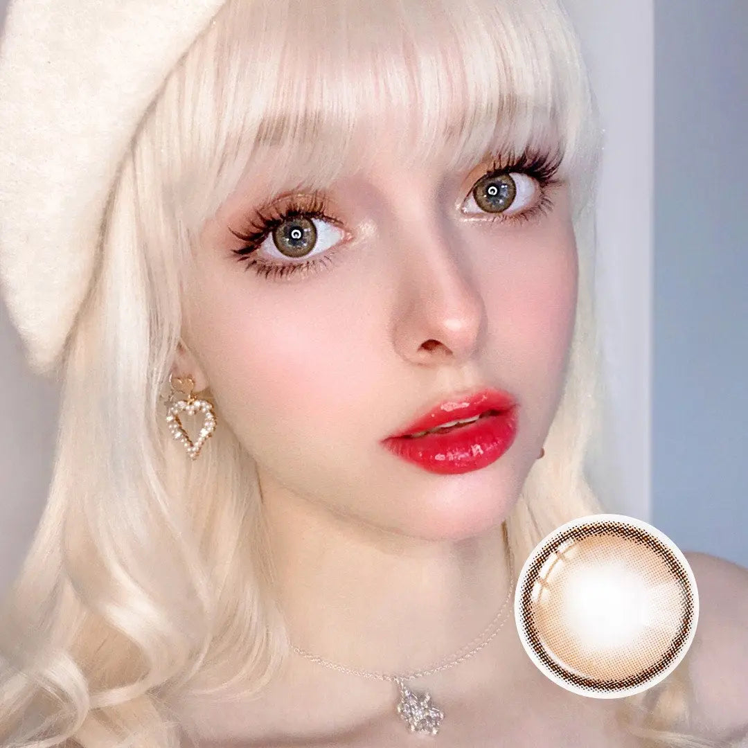 Better Be Solo Brown Colored Contact Lenses | Honeycolor.com – HONEYCOLOR
