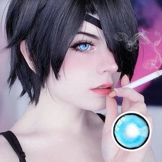 Anime Blue Contact Lens - HoneyColor