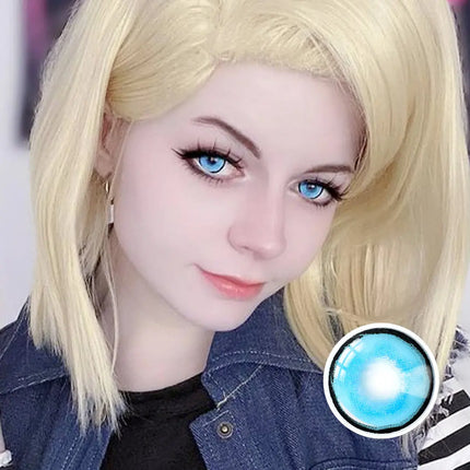 Anime Blue Contact Lens - HoneyColor