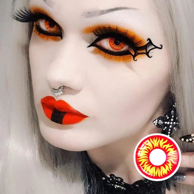 Wildfire Eyes Halloween Lens - HoneyColor