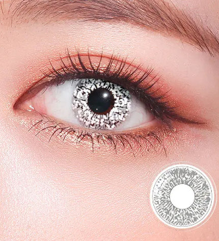 White Ghost Eyes Halloween Lens - HoneyColor