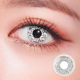 White Ghost Eyes Halloween Lens - HoneyColor