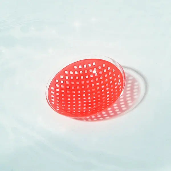 Red Screen Round Mesh Halloween Lens - HoneyColor