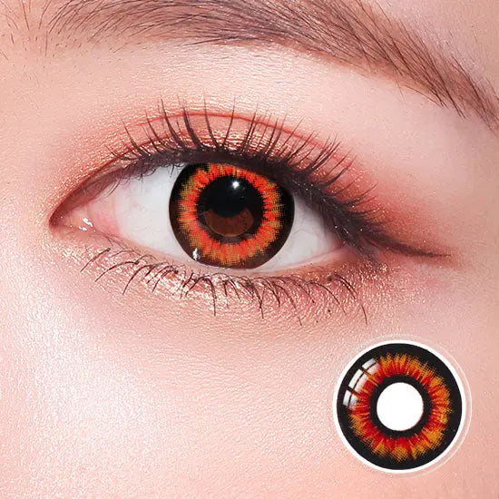 New Twilight Orange Horror Lens - HoneyColor