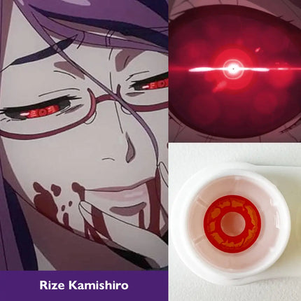 Tokyo Ghoul Rize Anime Lens - HoneyColor