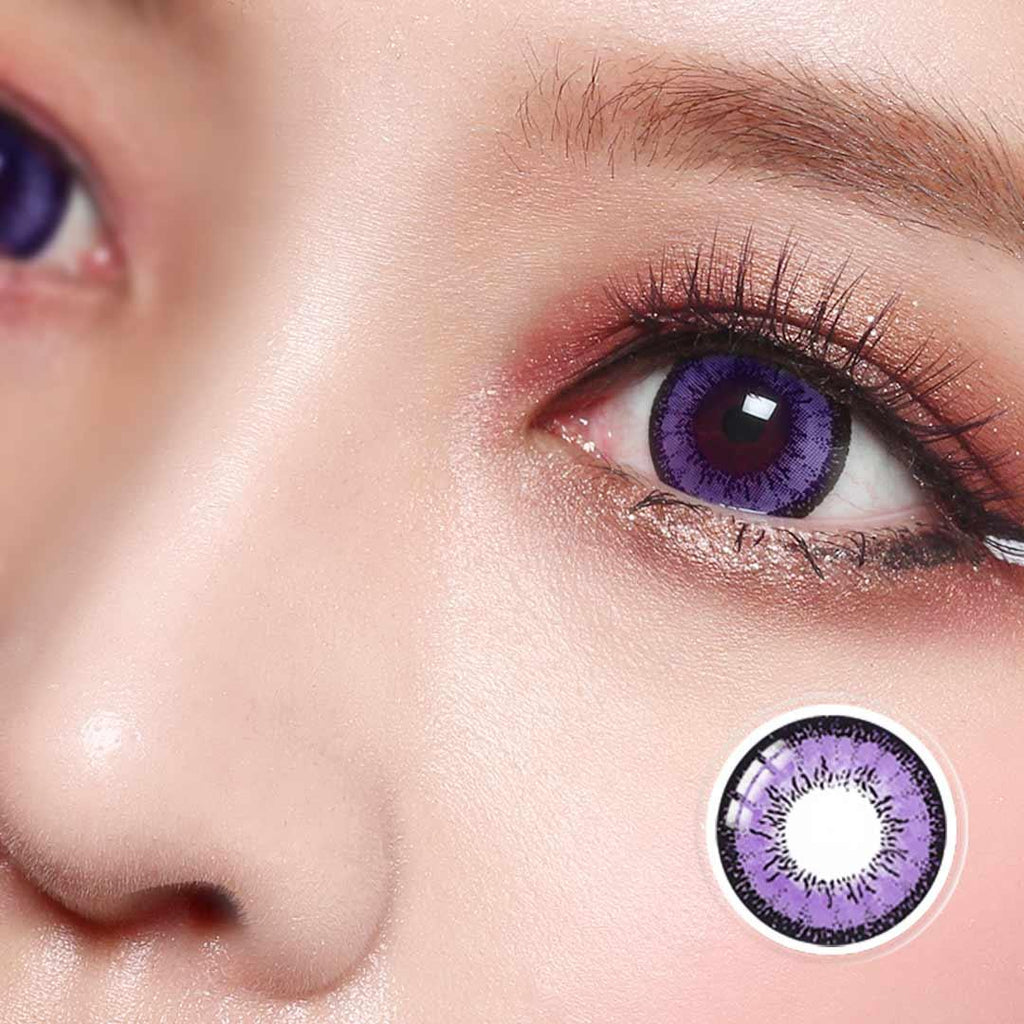 Puple Contacts Dark Purple Eye Contacts