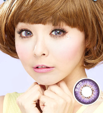 Puffy 3 Tone Violet - HoneyColor