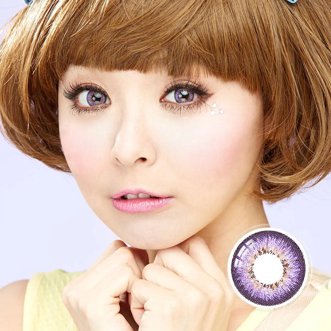 Puffy 3 Tone Violet - HoneyColor