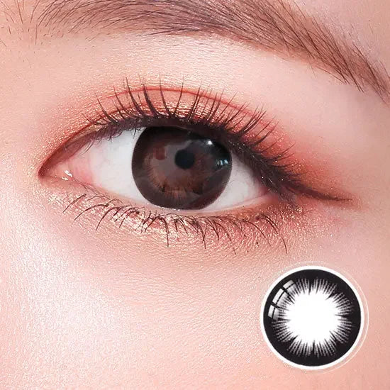 Neo Ring Black Contact Lenses - Enlarge and Brighten Eyes Naturally