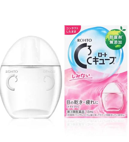 Rohto C3 Aqua Contact Lens Eye Drops 13mL - HoneyColor