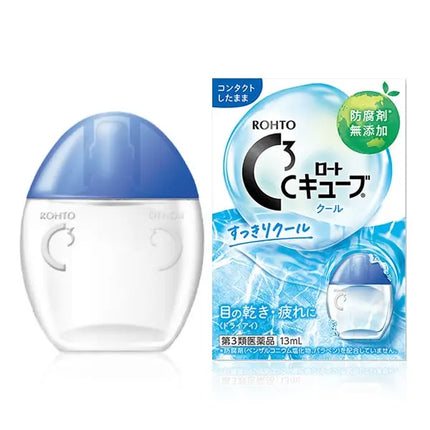 Rohto C3 Cool Contact Lens Eye Drops 13mL - HoneyColor