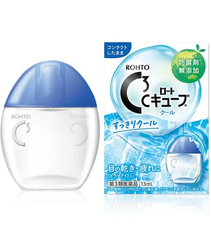 Rohto C3 Cool Contact Lens Eye Drops 13mL - HoneyColor