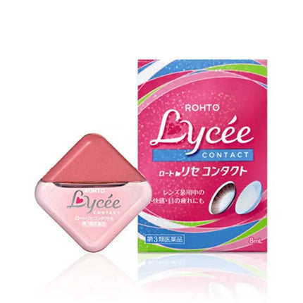 Rohto Lycee Eyedrops 8mL (for Contact Lens) - HoneyColor