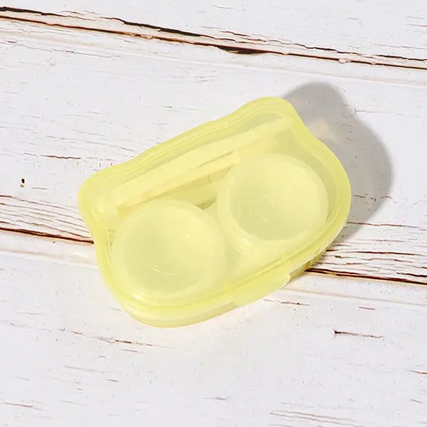 Jelly Contact Lens Case (Yellow) - HoneyColor