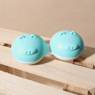 Aqua Piggy Lens Case - HoneyColor