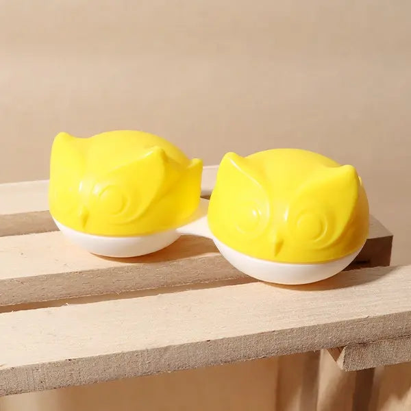 Yellow Owl Lens Case - HoneyColor