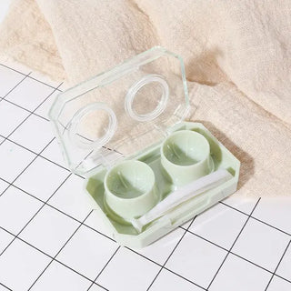 Mini Handy Screwless Cap Lens Travel Kits (Green) - HoneyColor