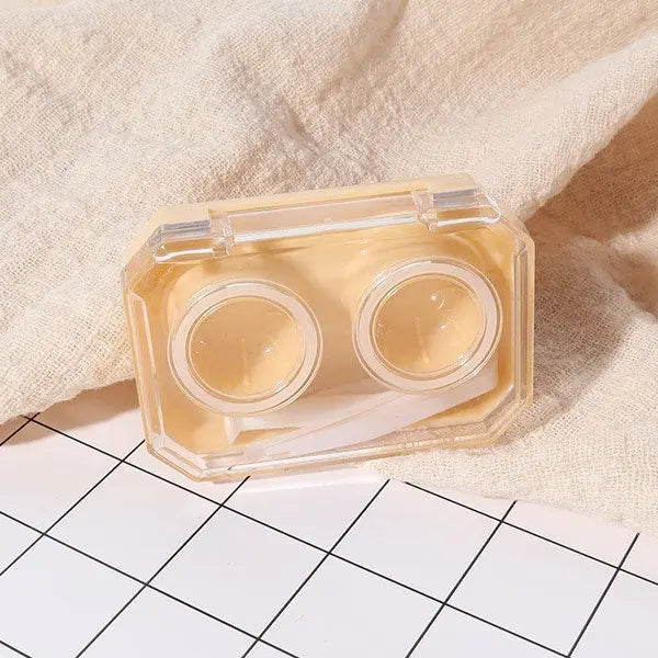 Mini Handy Screwless Cap Lens Travel Kits (Yellow) - HoneyColor