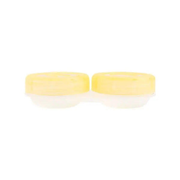 Transparent Lens Case (Yellow) - HoneyColor