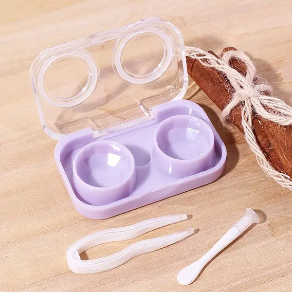 Flip Top Lens Case (Violet) - HoneyColor