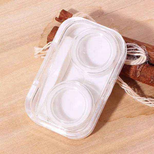 Flip Top Lens Case (White) - HoneyColor