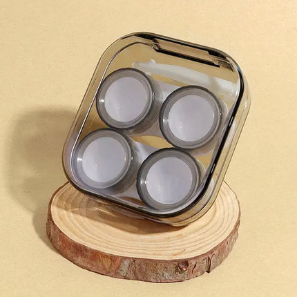 Scandi Duo Case Compact Lens Travel Kit (Gray)