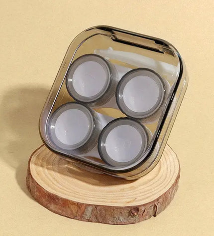 Scandi Duo Case Compact Lens Travel Kit (Gray) - HoneyColor