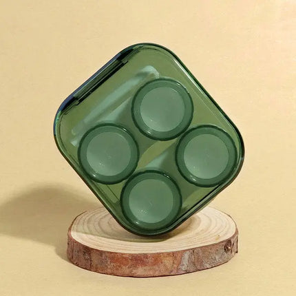 Scandi Duo Case Compact Lens Travel Kit (Green)