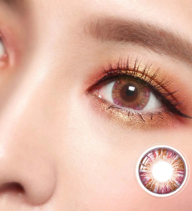 Vassen Rainbow Eyes Pink - HoneyColor