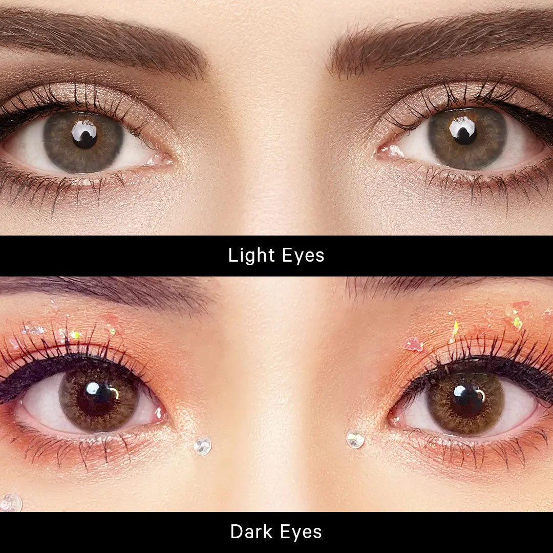 Falling Star Brown Colored Contacts l Honeycolor.com – HONEYCOLOR