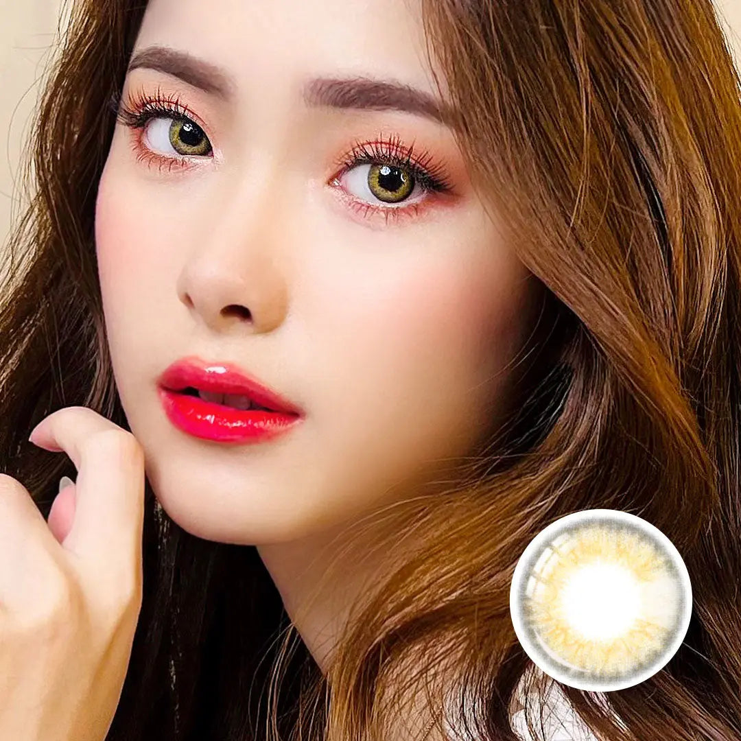 BitterSweet Mystic Brown Colored Contacts l Honeycolor.com – HONEYCOLOR