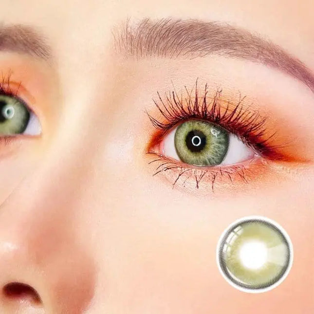 Charming Green color contact lenses