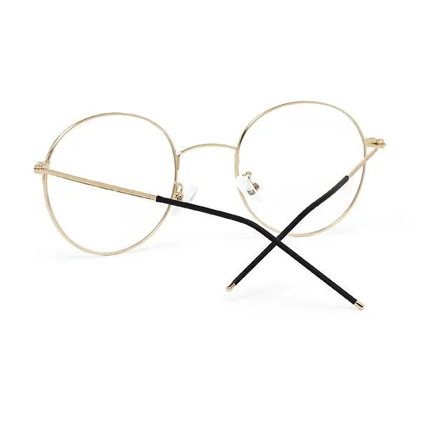 VEU Orbin Eyeglasses 0051 50 Black Gold Black - HoneyColor