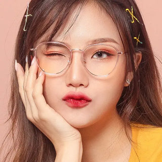 VEU Chora Eyeglasses 0082 54 Pink - HoneyColor